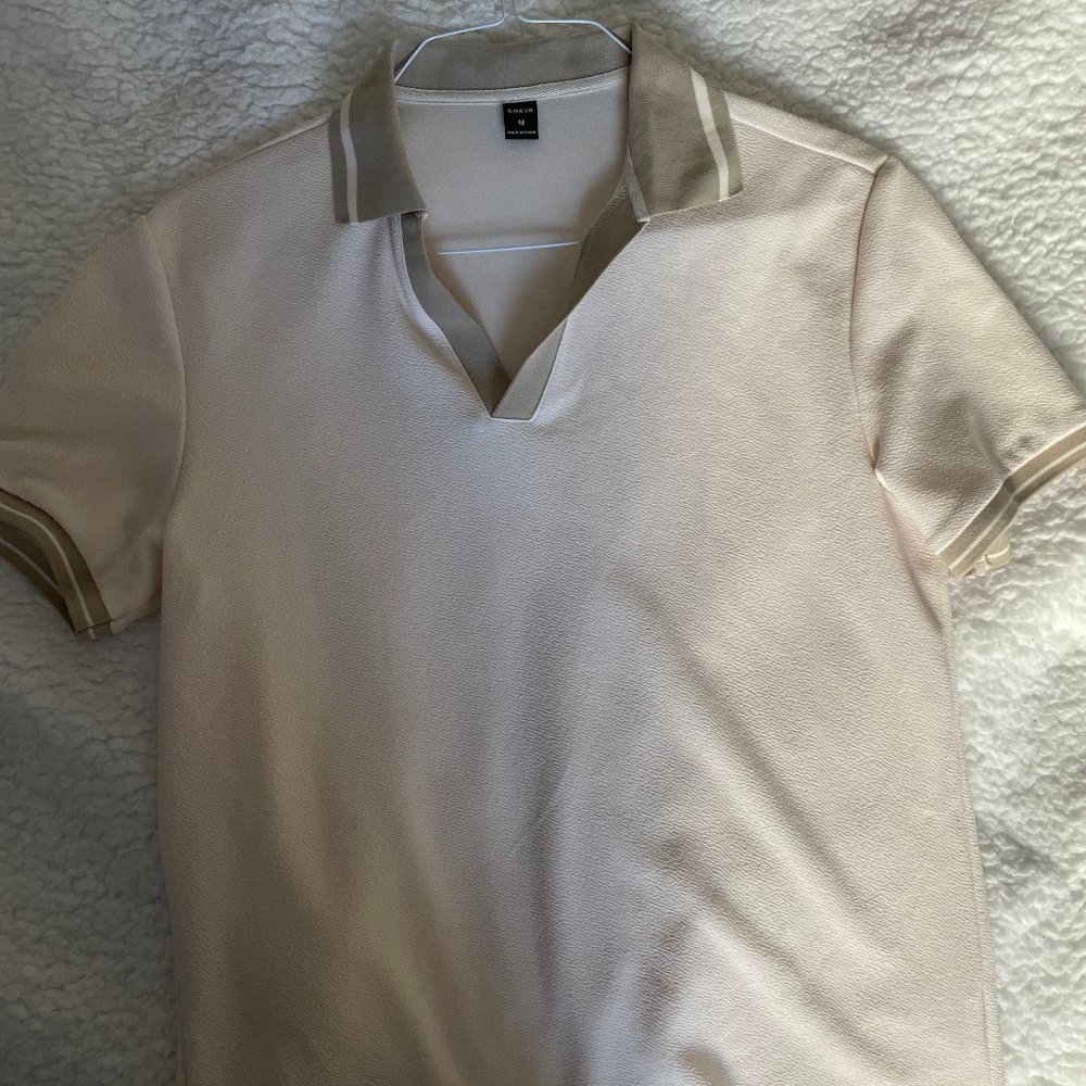 Mens Polo Italian Style Stretch Material (Medium)